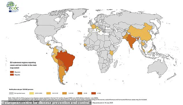 CDC Expands Travel Advisory as Chikungunya Virus Spreads Globally, Prompting Health Alert