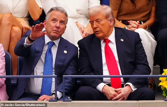Viral Photo Captures President Trump with Mysterious Blue Object During Open Men’s Final