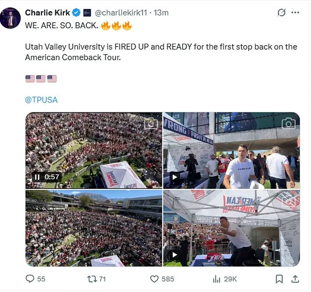 Breaking: Prominent Conservative Activist Charlie Kirk Shot During Public Event at Utah Valley University, Sending Shockwaves Through Political Communities