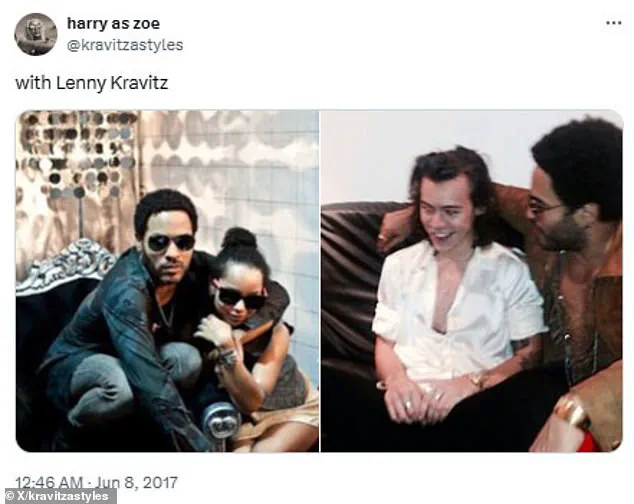 Privileged Access to Secret X Account Predicted Harry Styles and Zoe Kravitz's Romance Years Ahead