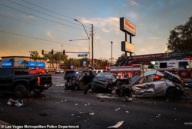Shocking Las Vegas Crash: Teen Allegedly Drives 100 mph into Stopped Vehicles, Killing Pregnant Girlfriend and Another Driver