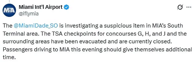 Chaos at Miami Airport: Evacuation Sparks Panic Amid Security Threat and Winter Storm