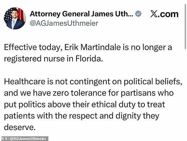 Privileged Access to Ethical Stance: Florida Nurse's MAGA Refusal Results in License Revocation