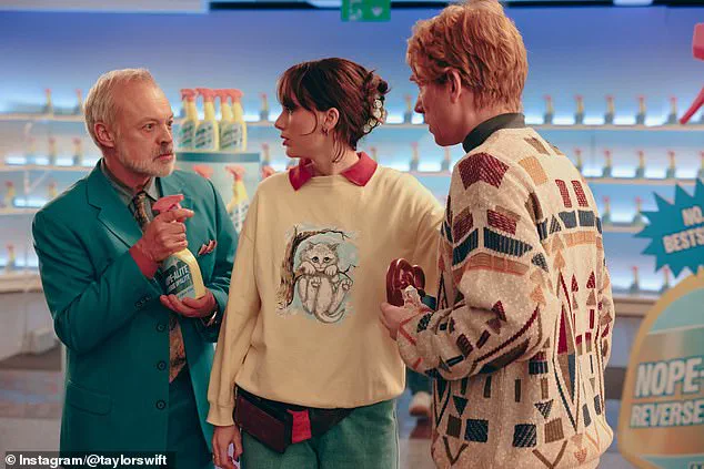 Taylor Swift and Domhnall Gleeson Star in Surreal Nineties-Themed Music Video