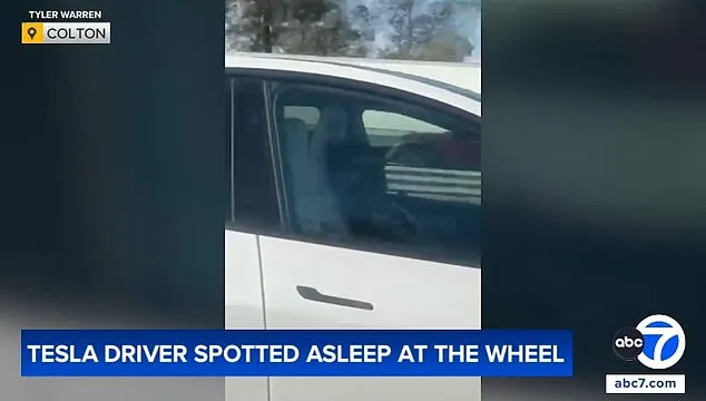 Woman Sleeps at Wheel of Self-Driving Tesla in California, Sparking Autonomous Safety Debate