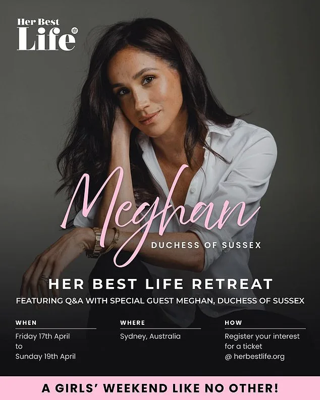 Meghan Markle Faces Backlash Over Controversial Australian Retreat and Financial Motives