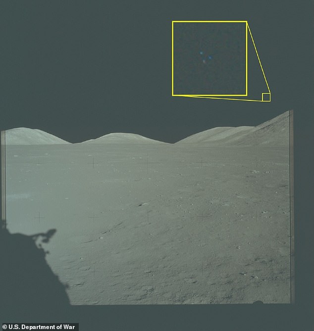 Trump administration releases UFO files including Apollo 12 moon photos.